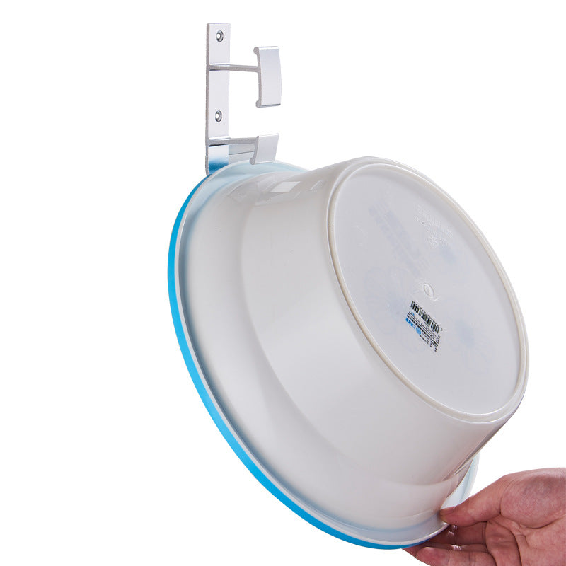 Washstand, wall hanging, no punching, toilet, space aluminum washbasin, face wash, bathtub, bathtub hook, bathroom basin storage.