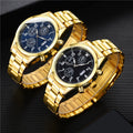 Factory direct aliexpress luminous quartz watch - business casual fashion men's watch with large dial and strap