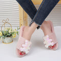 2024 autumn/winter new collection: women's fashionable casual one-strap slippers - plush suede bear design