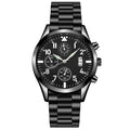 Factory direct aliexpress luminous quartz watch - business casual fashion men's watch with large dial and strap
