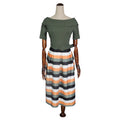 cross-border sourcing:  plus size african women's clothing - collared colorful striped maxi dress