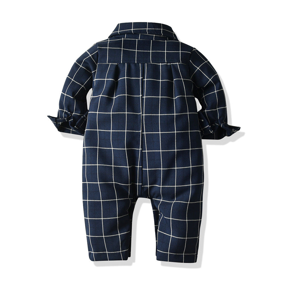 Children's clothing fall and winternew arrivalbaby printing ha yi long sleeves romper one-year-old dress in stockbaby romper