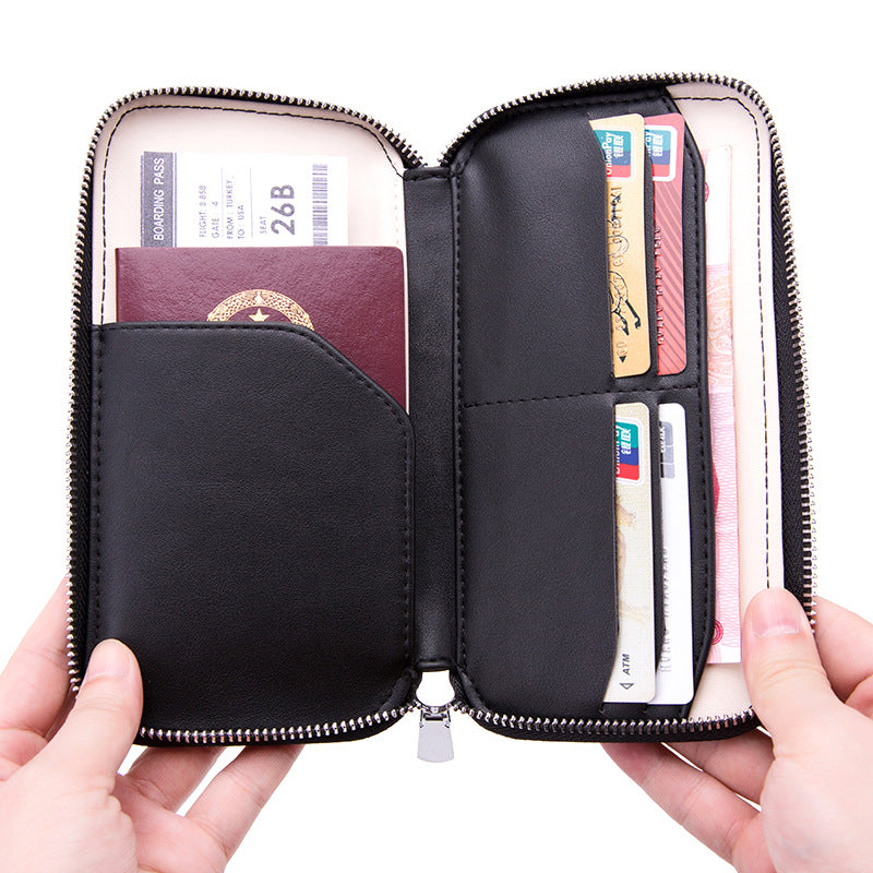 Customized passport bag Processing change bag Integrated card bag Card box Passport Passport Multifunctional passport