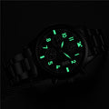 Factory direct aliexpress luminous quartz watch - business casual fashion men's watch with large dial and strap