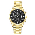 Factory direct aliexpress luminous quartz watch - business casual fashion men's watch with large dial and strap