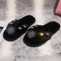 New spring/autumn women's plush flip-flops, fuzzy thong sandals, flat fashion maternity slippers - wholesale