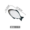 Japanese-style dinner plates, food plates, fish plates, ceramic home use, new creative personalized commercial restaurant popular steamed fish plate