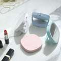 Candy dressing table makeup mirror portable beauty fill light handheld mini led makeup mirror mini handheld