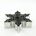 Factory direct snowflake cookie cutter christmas baking set - stainless steel cookie cutters for diy fondant and baking