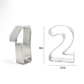 Wholesale large number 9-piece stainless steel cookie cutter set diy cake mold baking tools - in stock