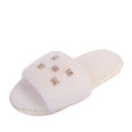 K-styleflatsstuffedoutwearfall and winter shoes slippersfashion2024new arrivalautumnet celebrity one-line slippers furry slippers for women