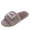 Factory direct new cotton slippers pearl plush slippers women's korean style fuzzy slippers dropshipping available