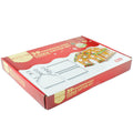 Factory direct new arrival: 3d stainless steel cookie cutter set - christmas gingerbread house 10-piece baking tool kit