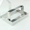 Factory direct new arrival: 3d stainless steel cookie cutter set - christmas gingerbread house 10-piece baking tool kit