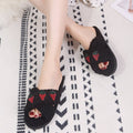 Women's slippers - 2024 autumn/winter collection: korean style fashionable lambswool thong sandals, cross-strap flat, lazy slippers