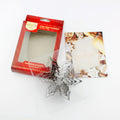 Factory direct snowflake cookie cutter christmas baking set - stainless steel cookie cutters for diy fondant and baking