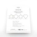 Ready-to-ship christmas stainless steel cookie cutter set - gingerbread man, plum blossom, heart-shaped baking tools & cake molds