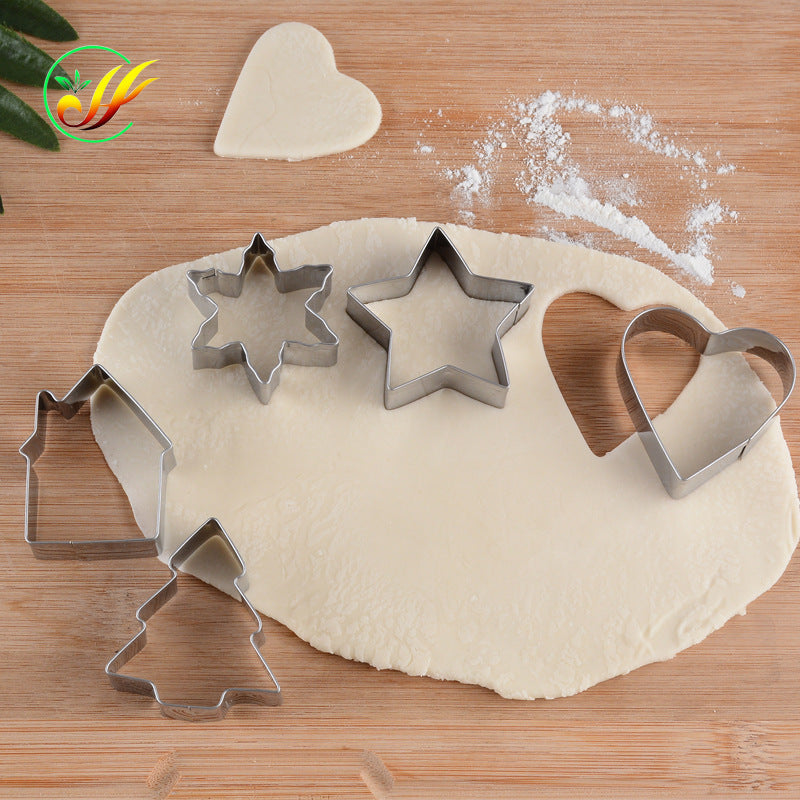 Factory direct stainless steel cookie cutter diy tool biscuit mold christmas baking tool cookie cutter wholesale