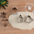 Factory direct stainless steel cookie cutter diy tool biscuit mold christmas baking tool cookie cutter wholesale