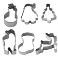 Wholesale christmas cookie cutter set - stainless steel baking tools for diy cookie cutting