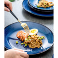 Ceramic western dinner plates - steak, hotel pasta plates, blue kiln-change starry sky baking dishes, vegetable plates wholesale - starry blue porcelain plates