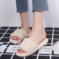 2024 new autumn/winter plush slippers for women, fleece-lined lambswool open-toe house slippers - wholesale direct from manufacturer