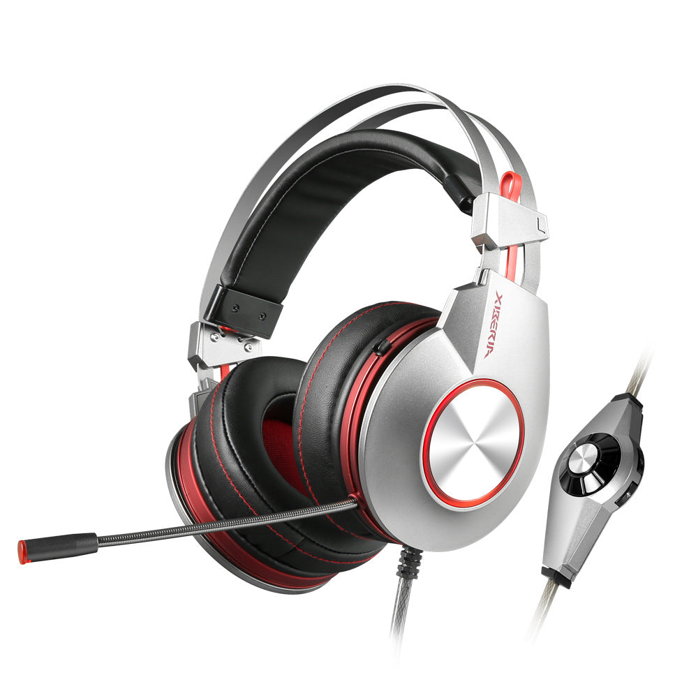Siberia k5u iron gray gaming headset - over-ear pc esports headset for desktop computers