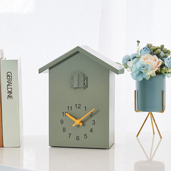 Yida time Nordic style wall clock cuckoo out of the window to tell the time wall clock bird hour clock T60