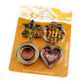 Factory direct stainless steel cookie cutter set - 12 piece heart shaped fondant cake mold christmas baking tools