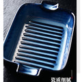 Creative kiln-turned double-ear ceramic baking dish, baking tool, cheese rice, pizza plate, pasta plate, factory direct sales