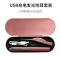 Personalized ready-made charging luminous ear spoon luminous tweezers kids ear digging suitusb visual ear picking tweezers