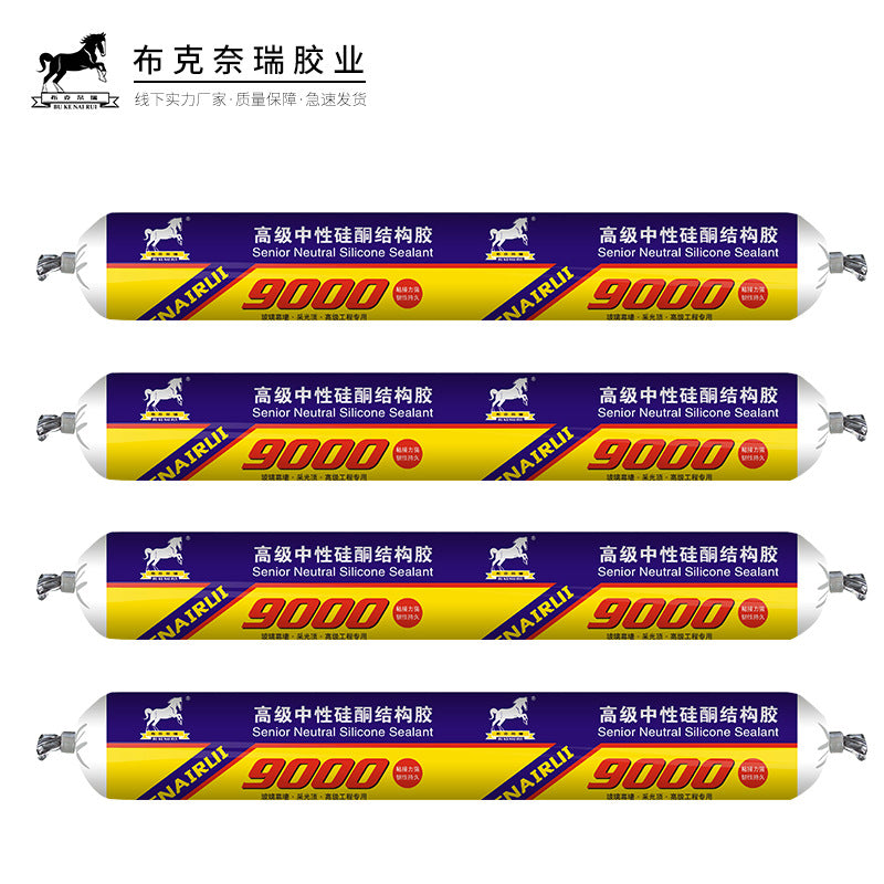 Buchnery 9000 structural glue neutral silicone sealant steel structure sun room curtain wall grade engineering
