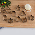 Factory direct stainless steel cookie cutter diy tool biscuit mold christmas baking tool cookie cutter wholesale