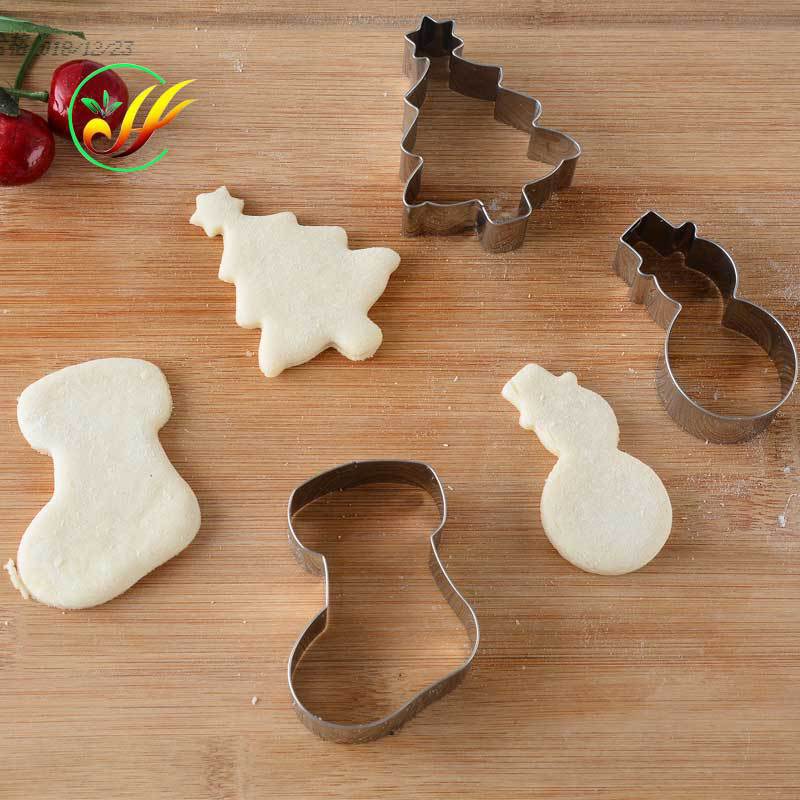 Wholesale christmas cookie cutter set - stainless steel baking tools for diy cookie cutting