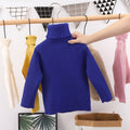 Kids' winter sweater - turtleneck base layer, solid color, casual, versatile, soft top