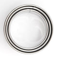 Stainless steel thickened wavy round pressed dumpling skin mold cake mold three-piece set kitchen wonton dumpling artifact