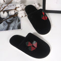 Winter fruit cotton slippers floor slippers women's stylish internet celebrity rhinestone home slippers k-stylestuffed indoor shoes women