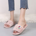 2024 women's cotton slippers - trendy couple style, home wear, floral design, warm & plush, korean style for boys, girls, and students