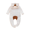 Bestselling winter thickened warm coral fleece baby romper - newborn footed bodysuit