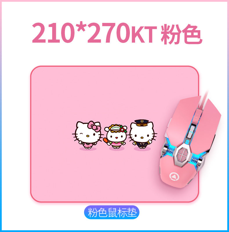 Large mouse pad, extra large rubber desk mat, non-slip keyboard pad, cartoon gaming desk mat, computer accessories
