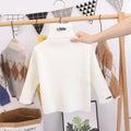 Kids' winter sweater - turtleneck base layer, solid color, casual, versatile, soft top