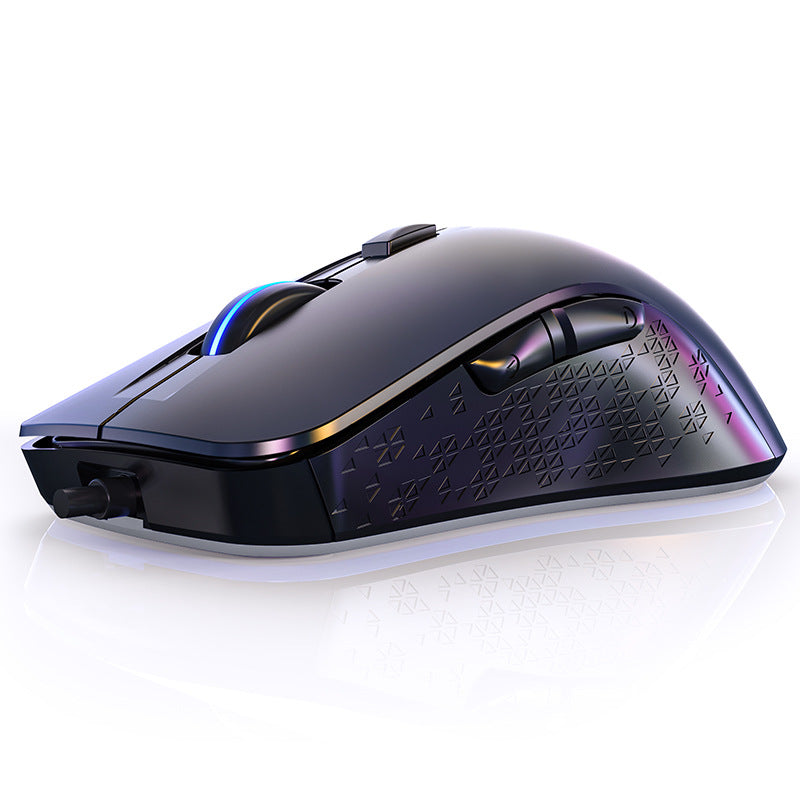 Silver sculpt g402 rgb mechanical gaming mouse - macro programming, aim assist, pc accessories, usb, cross-border amazon
