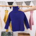 Kids' winter sweater - turtleneck base layer, solid color, casual, versatile, soft top