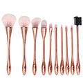 Stemmed glasses - rose gold & pink white, set of 10 + opp packaging