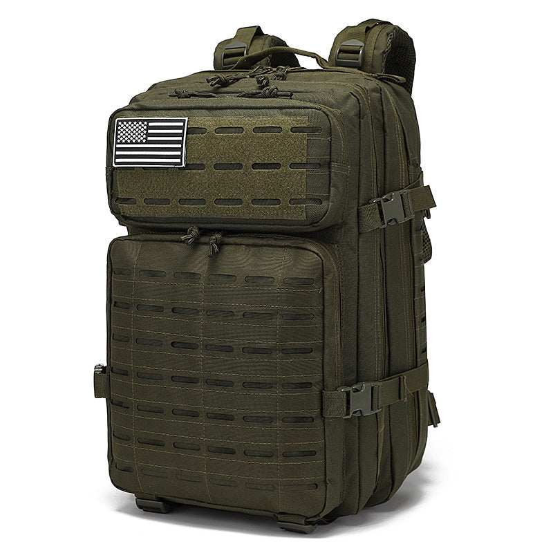 Outdoor tactical sports backpack, large capacity commuter travel backpack, multi-functional laser molle backpack