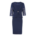 supply of african plus size women's suit collar beads lacepatchwork heavy industry outweardresstwo-piece set