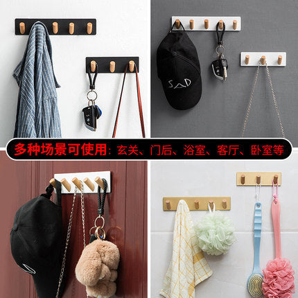 F9.9 yuan, no punching glue hook, hook behind the door, bathroom, no marks on the wall, nail-free hook, kitchen, bathroom