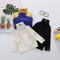 Kids' winter sweater - turtleneck base layer, solid color, casual, versatile, soft top
