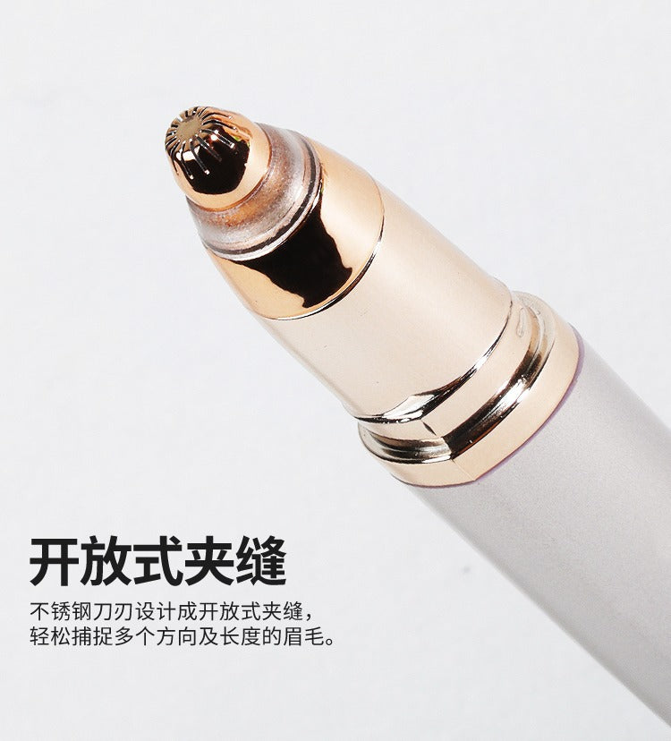 Electric eyebrow trimmer for women, automatic eyebrow shaper, hair removal device, beauty trimmer pen - portable