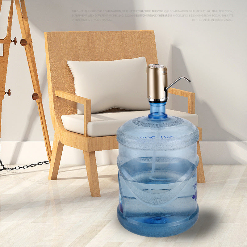 Customizable smart silent water dispenser for office, wireless automatic water pump for home, electric water dispenser for bottled water